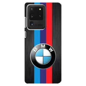 Чехол для Самсунг С20 Ультра - с принтом БМВ (AlphaPrint) (Лого BMW)