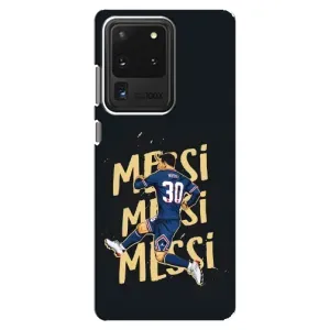 Чехлы для Samsung Galaxy S20 Ultra (Leo чемпион) (AlphaPrint) (Messi ПСЖ)