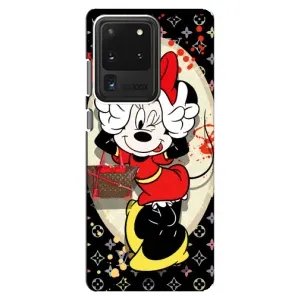 Чехол Disney Mouse Samsung Galaxy S20 Ultra (PREMIUMPrint) (Минни peace)