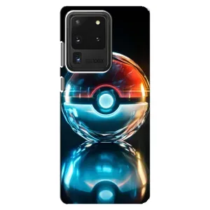 Чехол с Пикачу на Samsung Galaxy S20 Ultra (Мяч Пикачу)