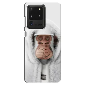 Чехлы с Обезьянами NFT для Samsung Galaxy S20 Ultra (AlphaPrint) (обезьяна NFT в тату)