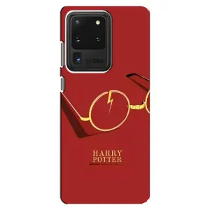 Чехлы с Гарри Поттером для Samsung Galaxy S20 Ultra (AlphaPrint) (очки Гарри)