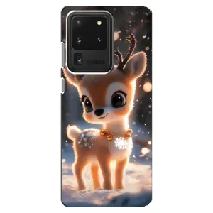 Яскравий чохол для Samsung Galaxy S20 Ultra з Зимові Оленята (Оленятко)