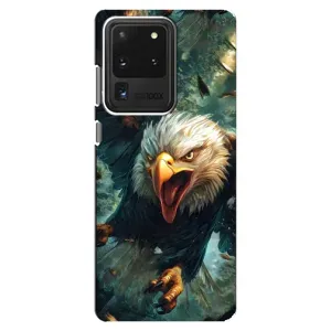 Чехол с картинкой «Хищники» для Samsung Galaxy S20 Ultra (Орел в полете)