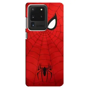 Чехол с человеком пауком для Samsung Galaxy S20 Ultra - (AlphaPrint) (Паук (Марвел))