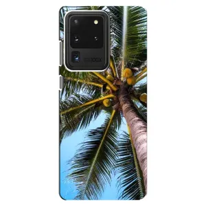 Силіконовий чохол з КАРТИНКАМИ літо для Samsung Galaxy S20 Ultra (AlphaPrint) (Пальма)