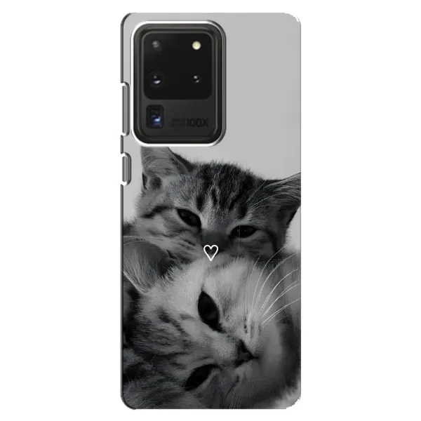 Чехол с принтом «Пара котов» для Samsung Galaxy S20 Ultra Чехол с принтом «Пара котов» для Samsung Galaxy S20 Ultra