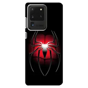 Чехол с человеком пауком для Samsung Galaxy S20 Ultra - (AlphaPrint) (Паук марвел)