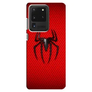 Чехол с человеком пауком для Samsung Galaxy S20 Ultra - (AlphaPrint) (Паук Марвел)