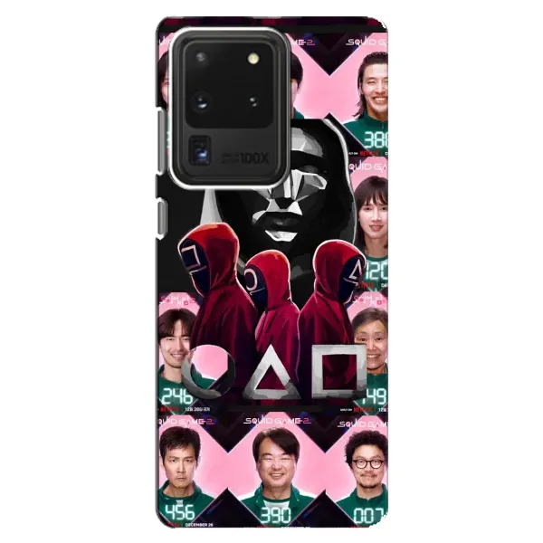 Чохол з принтом «Учасники Гра кальмара» для Samsung Galaxy S20 Ultra Чохол з принтом «Учасники Гра кальмара» для Samsung Galaxy S20 Ultra