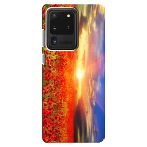 Чохол з картинкою (Стильні) Самсунг Галаксі С20 Ультра - (AlphaPrint) (Поле тюльпанів)
