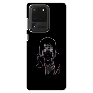 Чехлы на тему: Итачи Учиха для Samsung Galaxy S20 Ultra (AlphaPrint) (силуэт Итачи)