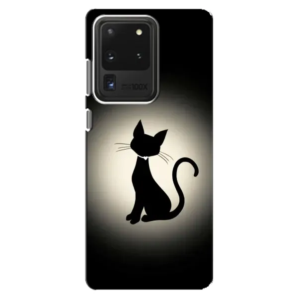 Чехол с принтом «Силуэт котика» для Samsung Galaxy S20 Ultra