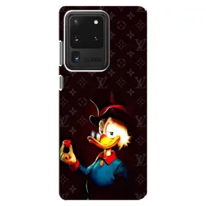 Чехлы для Samsung Galaxy S20 Ultra - Скрудж МакДак Louis Vuitton (PREMIUMPrint) (Скрудж с бриллиантом)