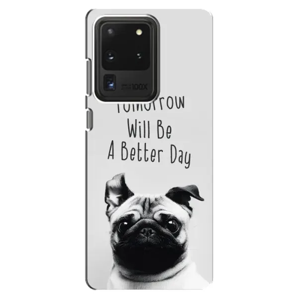 Чехол с принтом «Смешной Мопс» для Samsung Galaxy S20 Ultra Чехол с принтом «Смешной Мопс» для Samsung Galaxy S20 Ultra