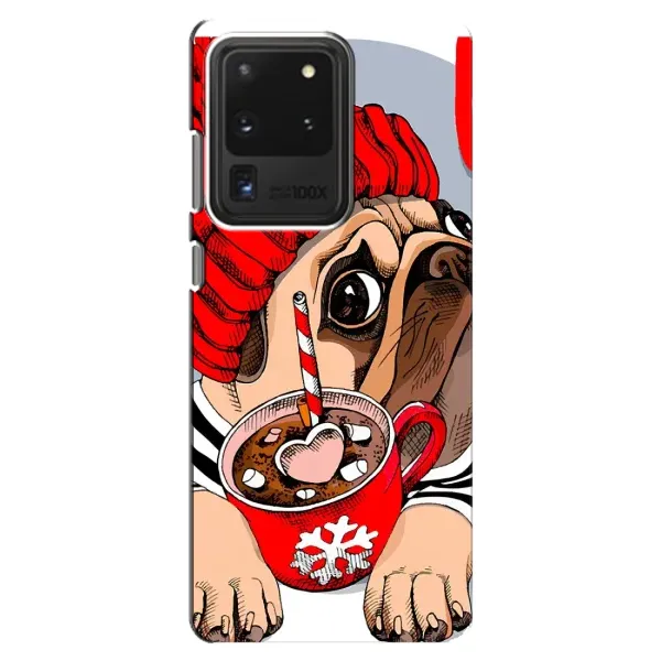 Чехол с принтом «Собачка в шапке» для Samsung Galaxy S20 Ultra Чехол с принтом «Собачка в шапке» для Samsung Galaxy S20 Ultra