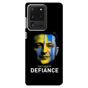 Чехол для Samsung Galaxy S20 Ultra (AlphaPrint - с принтом Зеленского) (В. Зеленский)
