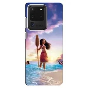 Чохол з мультфільмом Ваяна Samsung Galaxy S20 Ultra (Моана з веслом)