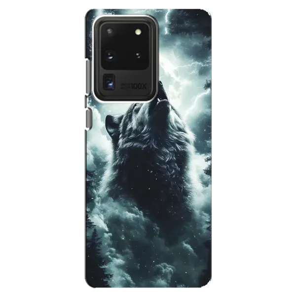 Чехол с принтом «Волк в облаках» для Samsung Galaxy S20 Ultra Чехол с принтом «Волк в облаках» для Samsung Galaxy S20 Ultra
