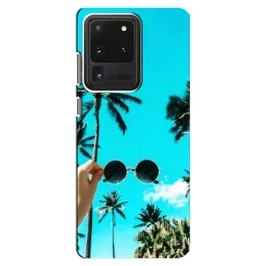 Силіконовий чохол з КАРТИНКАМИ літо для Samsung Galaxy S20 Ultra (AlphaPrint) (Погляд літо)