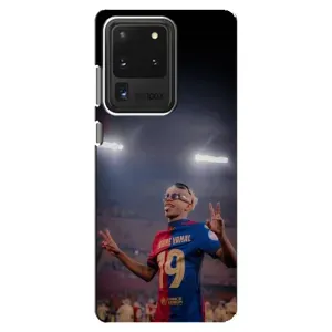 Чехол с футболистом Ламин Ямаль Samsung Galaxy S20 Ultra (Ямаль на стадионе)