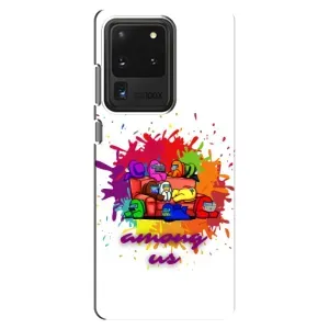 Чехол Амонг Ас для Samsung Galaxy S20 Ultra (AlphaPrint) (Яркий АмонгАс)