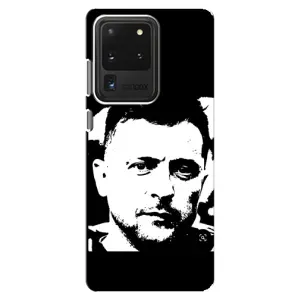 Чехол для Samsung Galaxy S20 Ultra (AlphaPrint - с принтом Зеленского) (Зеленский АРТ)
