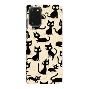 Чохол з малюнком кіт на Samsung Galaxy S20 (Чорні коти)