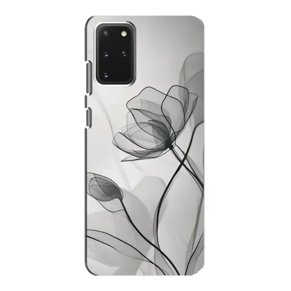 Чохол з принтом «Чорні квіти» для Samsung Galaxy S20 Чохол з принтом «Чорні квіти» для Samsung Galaxy S20
