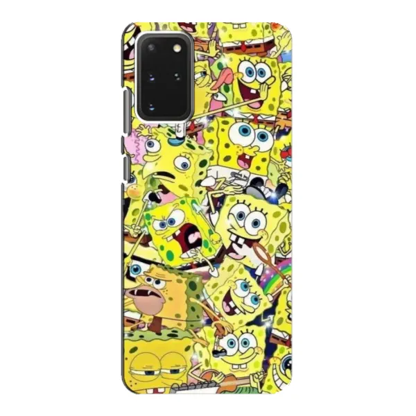Чехол с принтом «Эмоции Спанч Боба» для Samsung Galaxy S20