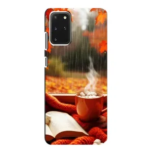 Чохол з унікальним дизайном 'Осінь з кавою' для Samsung Galaxy S20 (Кава і дощ)