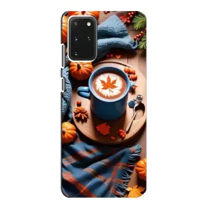 Чохол з унікальним дизайном 'Осінь з кавою' для Samsung Galaxy S20 (Кава і гарбузики)