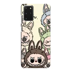 Чехол с Лабубу на Samsung Galaxy S20 (Золотая обезьяна Bored Ape)