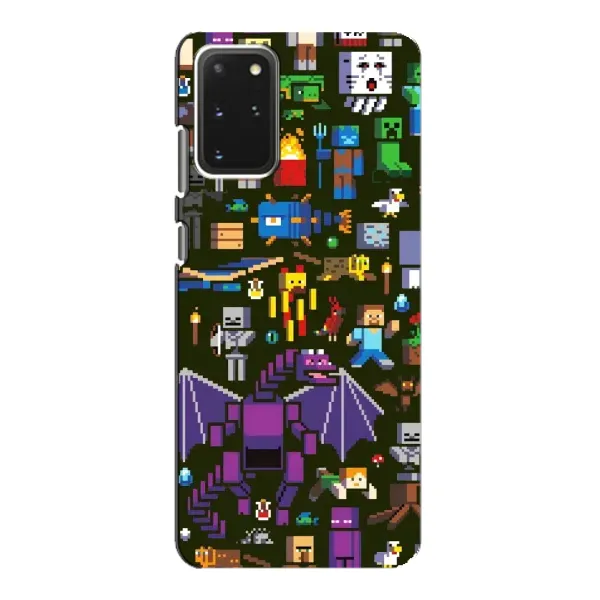 Чехол с принтом «Коллаж Майнкрафт» для Samsung Galaxy S20