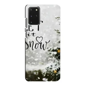 Новорічні, Святкові Чохли для Samsung Galaxy S20 - 2024 год (Let it snow)
