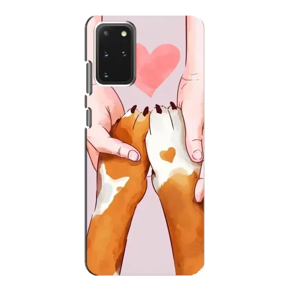 Чохол з принтом «Любовь до собак» для Samsung Galaxy S20