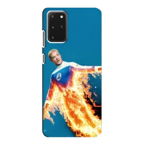 Чохол з принтом Фантастична четвірка для Samsung Galaxy S20 (Людина-факел у вогні)