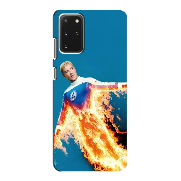 Чехол с принтом «Человек-факел в огне» для Samsung Galaxy S20 Чехол с принтом «Человек-факел в огне» для Samsung Galaxy S20