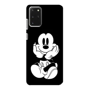 Эксклюзивный чехол для Samsung Galaxy S20 (AlphaPrint - Мультяшные) (Микки на черном)
