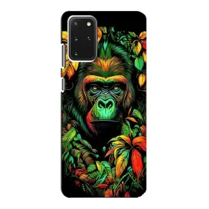 Чохол з Мавпами Samsung Galaxy S20 - (AlphaPrint) (Мавпа в квітах)