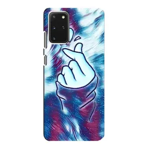 Чохол з принтом для Samsung Galaxy S20 (AlphaPrint - Знак сердечка) (Радужне серце)