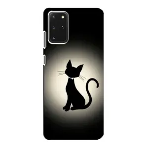 Чохол з принтом для Samsung Galaxy S20 (AlphaPrint) Модні коти (Силует котика)