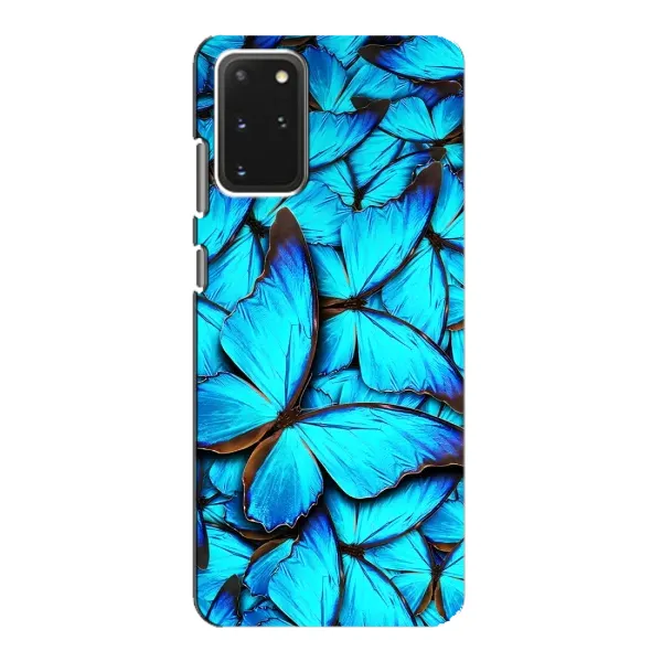 Чехол с принтом «Синие бабочки» для Samsung Galaxy S20