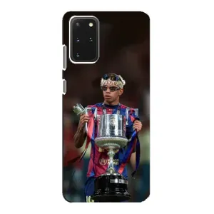 Чехол с футболистом Ламин Ямаль Samsung Galaxy S20 (Ямаль с кубком)