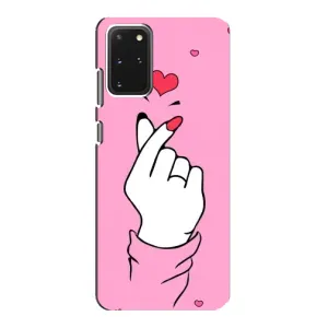 Чохол з принтом для Samsung Galaxy S20 (AlphaPrint - Знак сердечка) (Знак Love)