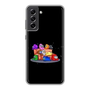 Чехол Амонг Ас для Samsung Galaxy S21 FE (AlphaPrint) (Амонг-ас)