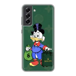 Чехлы для Samsung Galaxy S21 FE - Скрудж МакДак Louis Vuitton (PREMIUMPrint) (Богатая Утка)