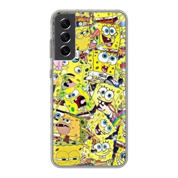 Чохол з принтом «Емоції Спан Боба» для Samsung Galaxy S21 FE