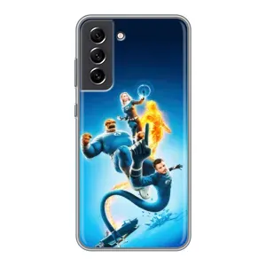 Чехол с принтом Фантастическая четверка для Samsung Galaxy S21 FE (Герои Фантастическая Четверка)