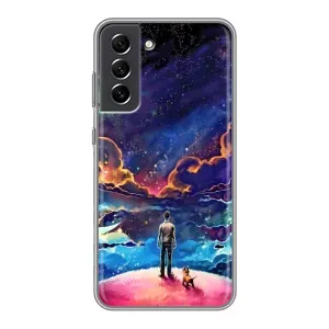 Космічні Чохли для Самсунг Гелексі С21 ФЕ (VPrint) (Вид Галактики)